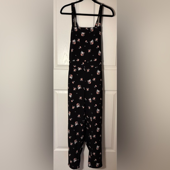 Torrid Black Floral Women's Jumpsuit - Picture 3 of 5